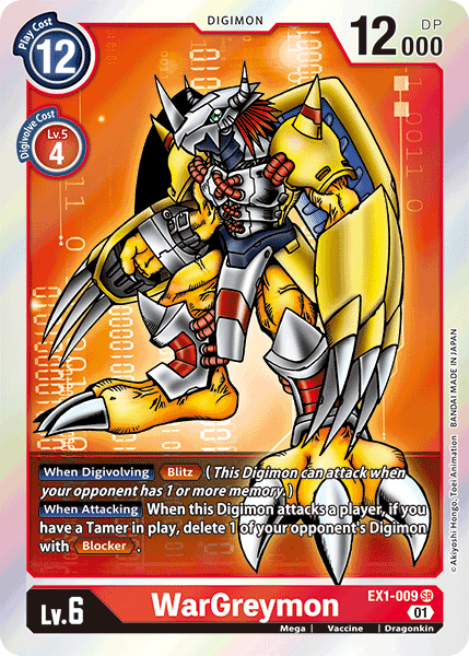 WarGreymon [EX1-009] [Classic Collection] | Shuffle n Cut Hobbies & Games