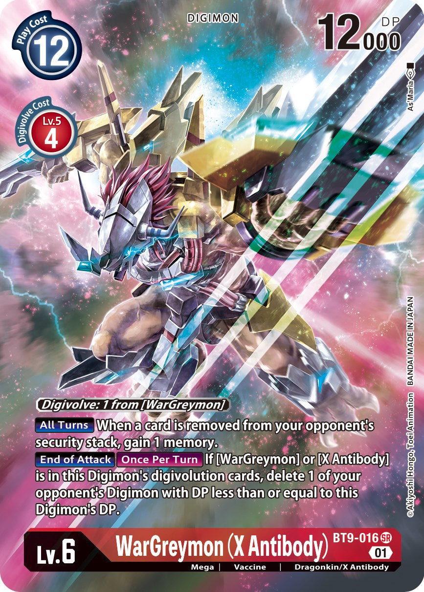 WarGreymon (X Antibody) [BT9-016] (Alternate Art) [X Record] | Shuffle n Cut Hobbies & Games