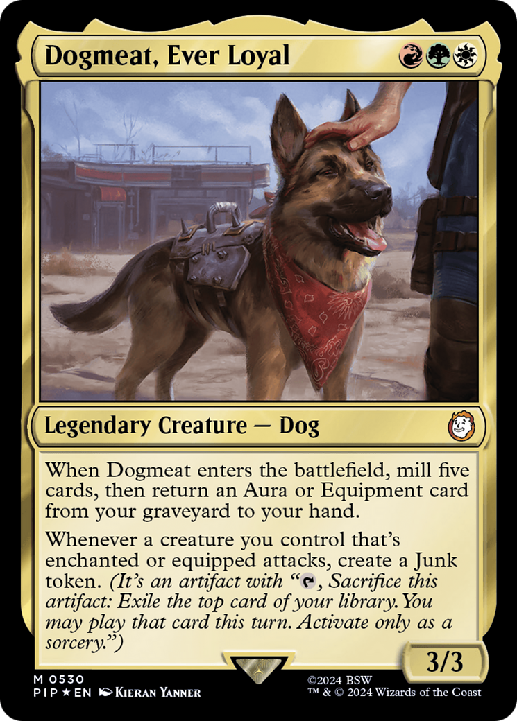 Dogmeat, Ever Loyal (Surge Foil) [Fallout] | Shuffle n Cut Hobbies & Games