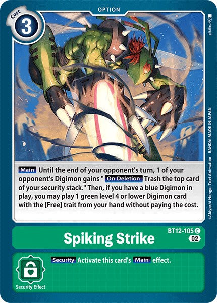 Spiking Strike [BT12-105] [Across Time] | Shuffle n Cut Hobbies & Games