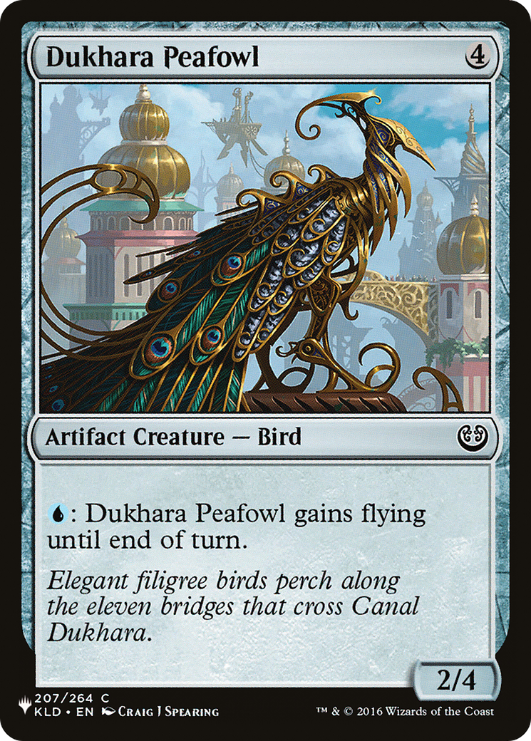 Dukhara Peafowl [The List] | Shuffle n Cut Hobbies & Games