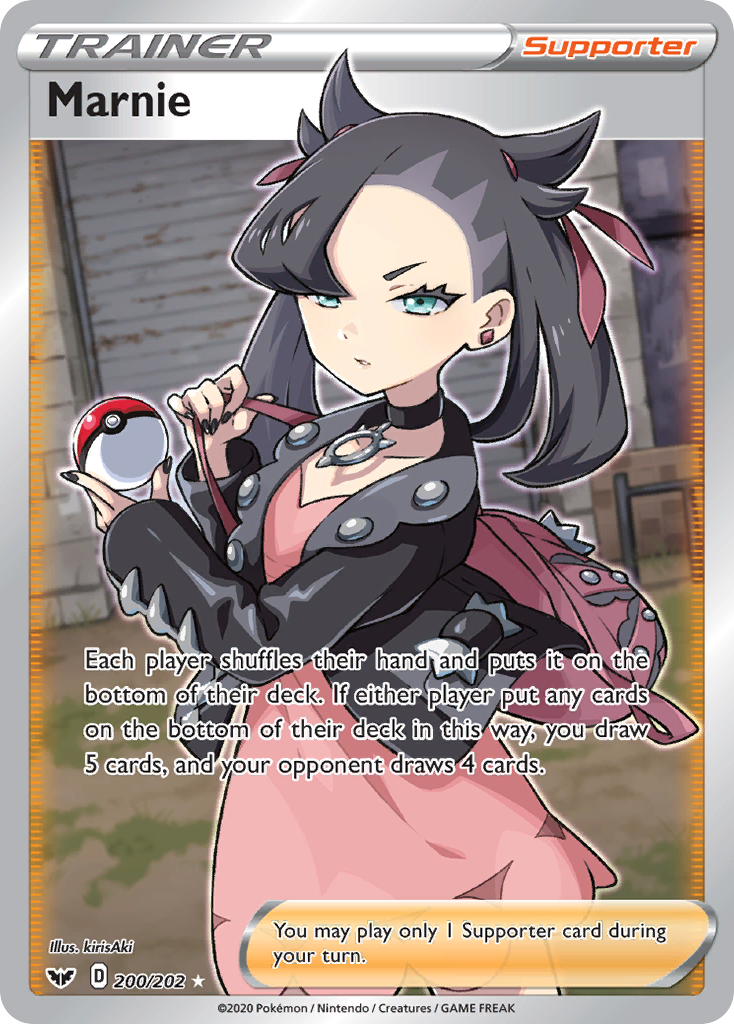 Marnie (200/202) [Sword & Shield: Base Set] | Shuffle n Cut Hobbies & Games