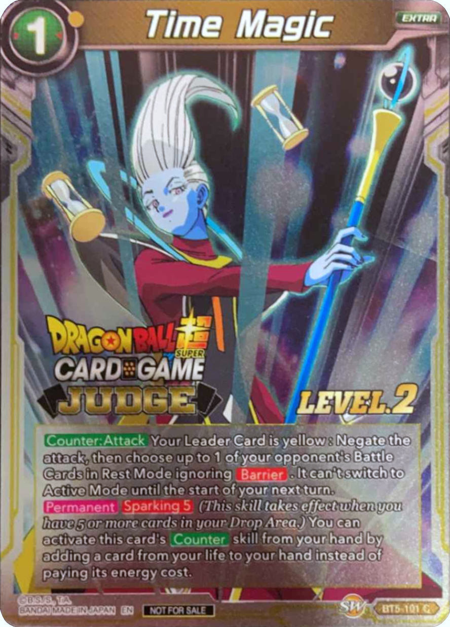 Time Magic (Level 2) (BT5-101) [Judge Promotion Cards] | Shuffle n Cut Hobbies & Games