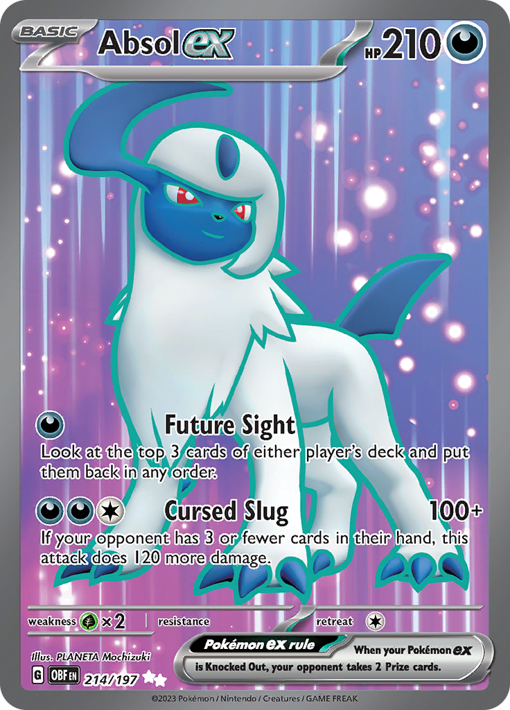 Absol ex (214/197) [Scarlet & Violet: Obsidian Flames] | Shuffle n Cut Hobbies & Games