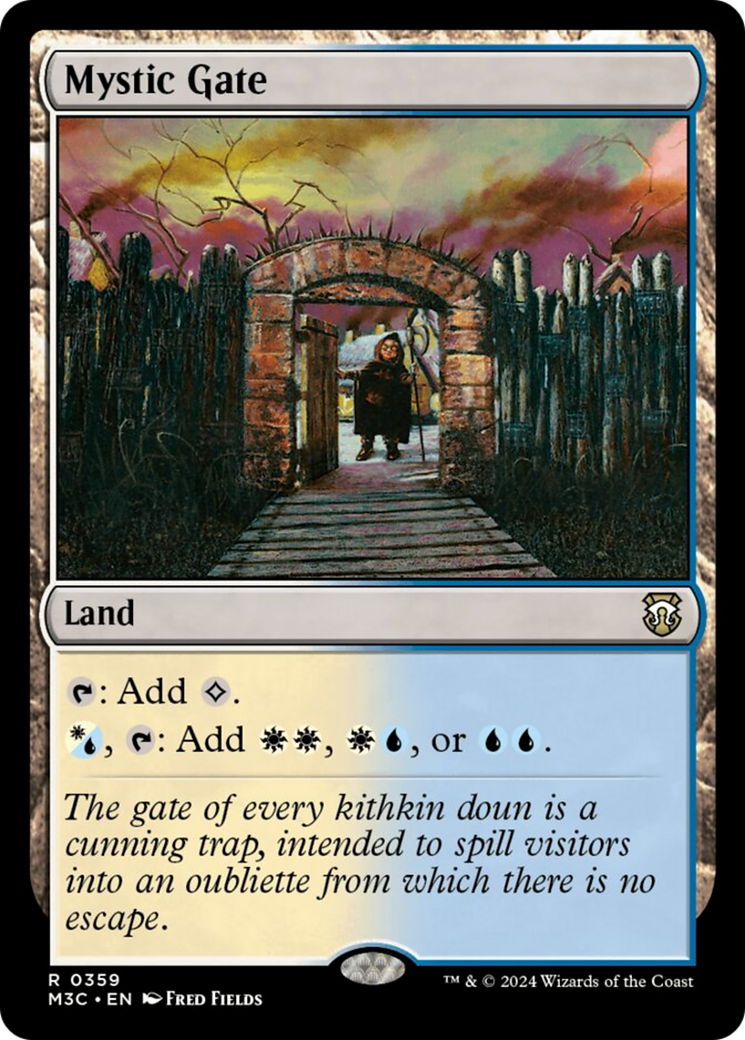 Mystic Gate (Ripple Foil) [Modern Horizons 3 Commander] | Shuffle n Cut Hobbies & Games