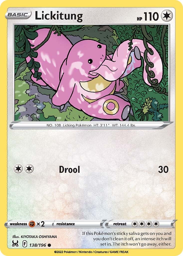 Lickitung (138/196) [Sword & Shield: Lost Origin] | Shuffle n Cut Hobbies & Games