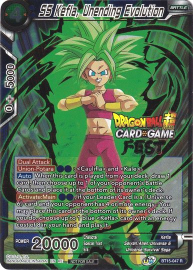 SS Kefla, Unending Evolution (Card Game Fest 2022) (BT15-047) [Tournament Promotion Cards] | Shuffle n Cut Hobbies & Games