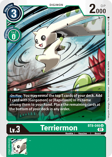 Terriermon [BT8-046] [New Awakening] | Shuffle n Cut Hobbies & Games