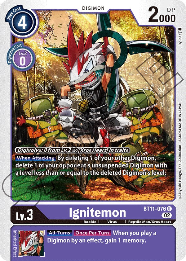 Ignitemon [BT11-076] [Dimensional Phase] | Shuffle n Cut Hobbies & Games