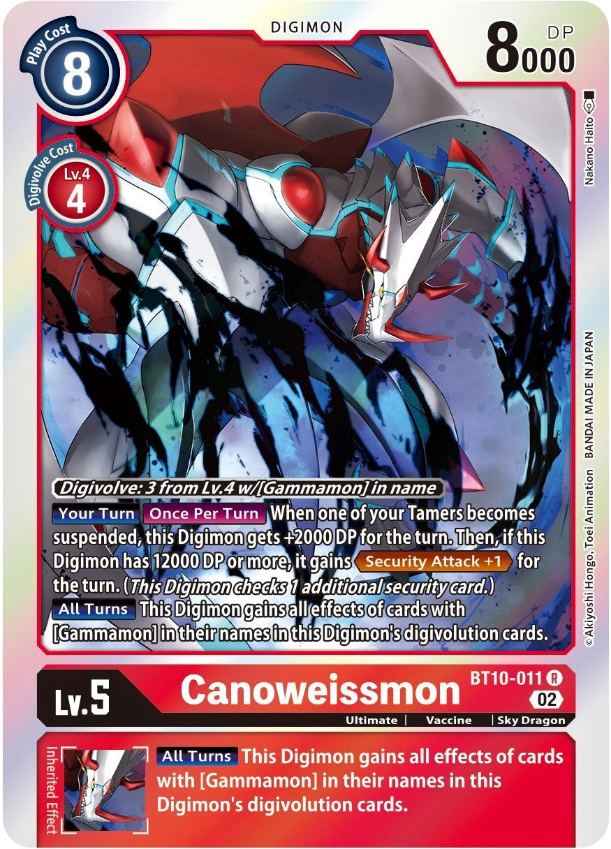 Canoweissmon [BT10-011] [Xros Encounter] | Shuffle n Cut Hobbies & Games