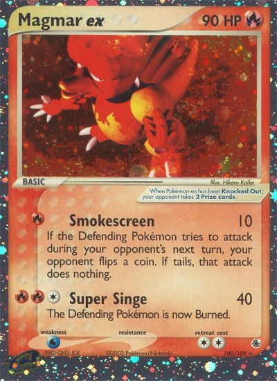 Magmar ex (100/109) [EX: Ruby & Sapphire] | Shuffle n Cut Hobbies & Games