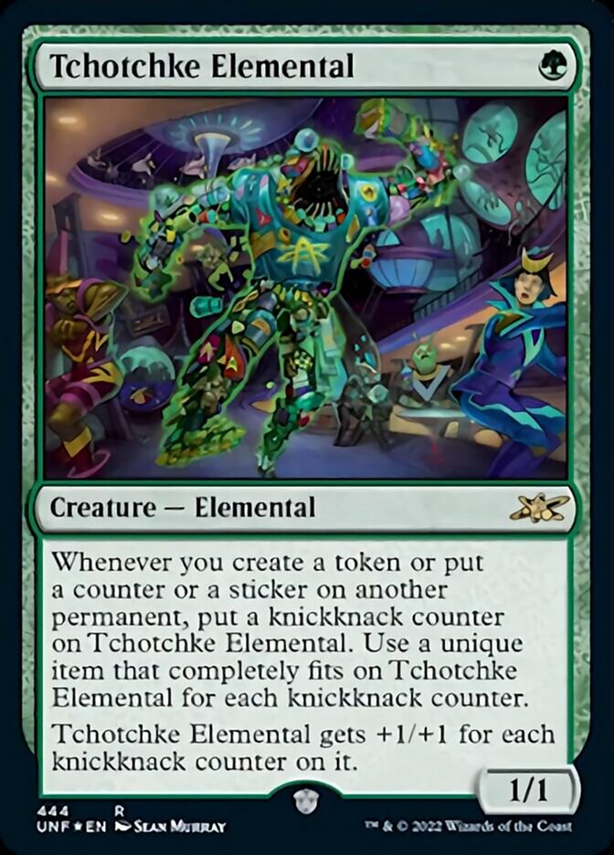 Tchotchke Elemental (Galaxy Foil) [Unfinity] | Shuffle n Cut Hobbies & Games