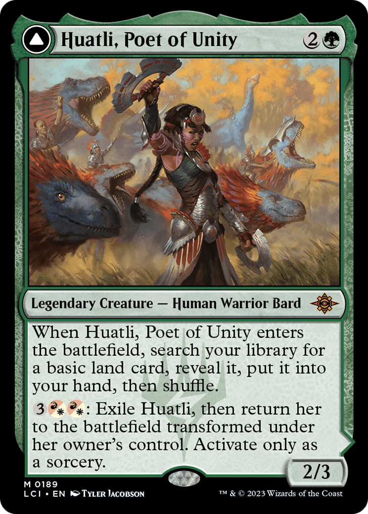 Huatli, Poet of Unity // Roar of the Fifth People [The Lost Caverns of Ixalan] | Shuffle n Cut Hobbies & Games