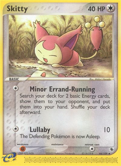 Skitty (44/109) [EX: Ruby & Sapphire] | Shuffle n Cut Hobbies & Games