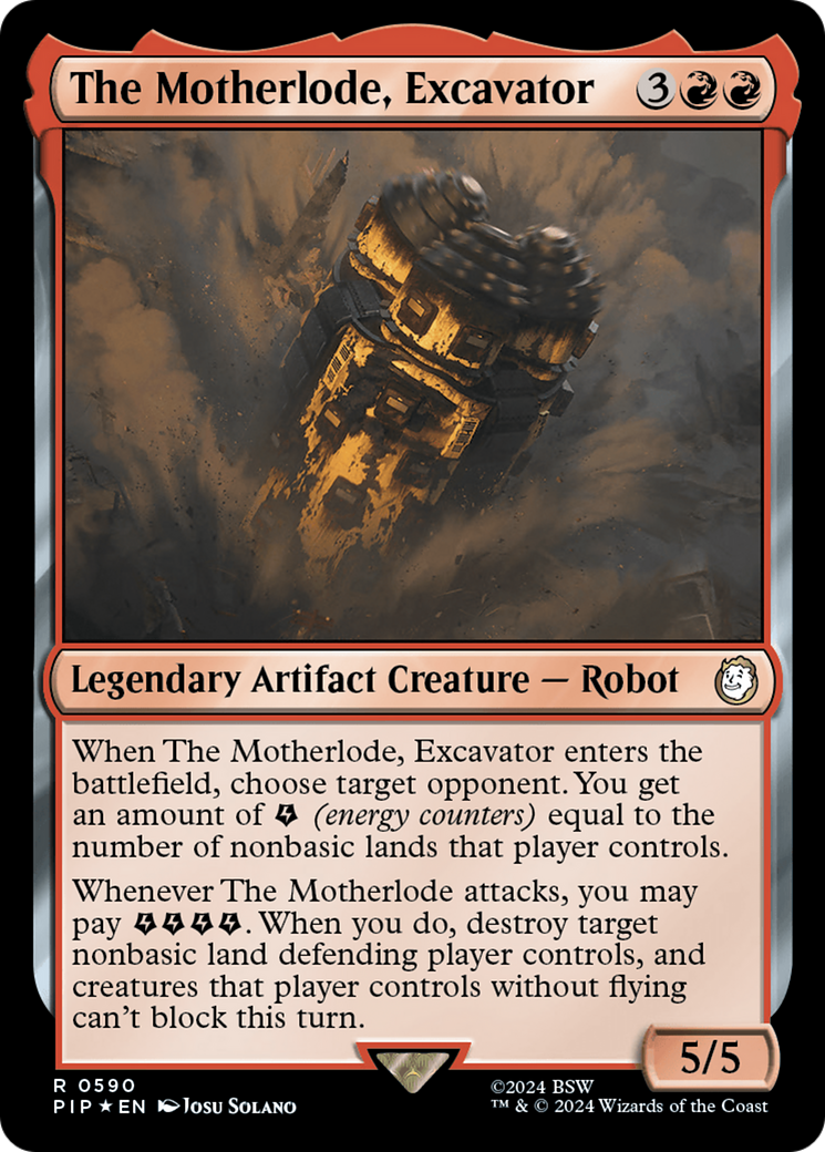 The Motherlode, Excavator (Surge Foil) [Fallout] | Shuffle n Cut Hobbies & Games