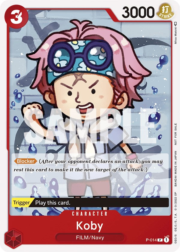 Koby (One Piece Film Red) [One Piece Promotion Cards] | Shuffle n Cut Hobbies & Games