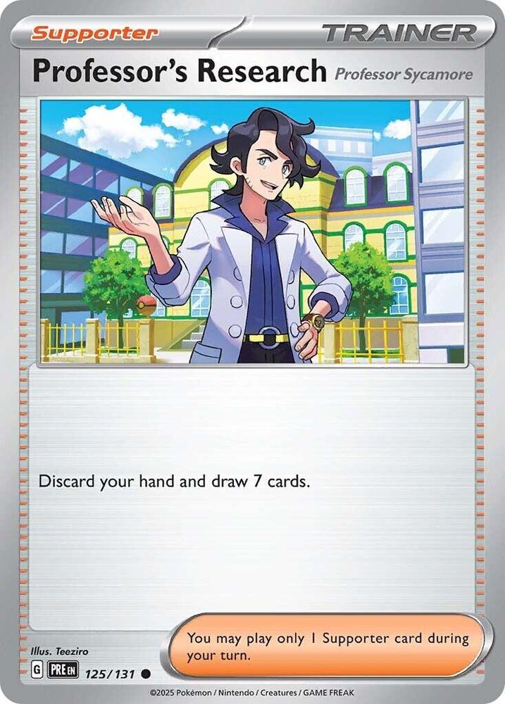 Professor's Research (125/131) [Professor Sycamore] [Scarlet & Violet: Prismatic Evolutions] | Shuffle n Cut Hobbies & Games