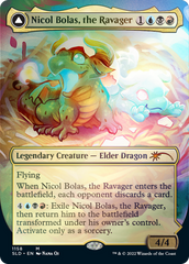 Nicol Bolas, the Ravager // Nicol Bolas, the Arisen (Borderless) [Secret Lair: From Cute to Brute] | Shuffle n Cut Hobbies & Games