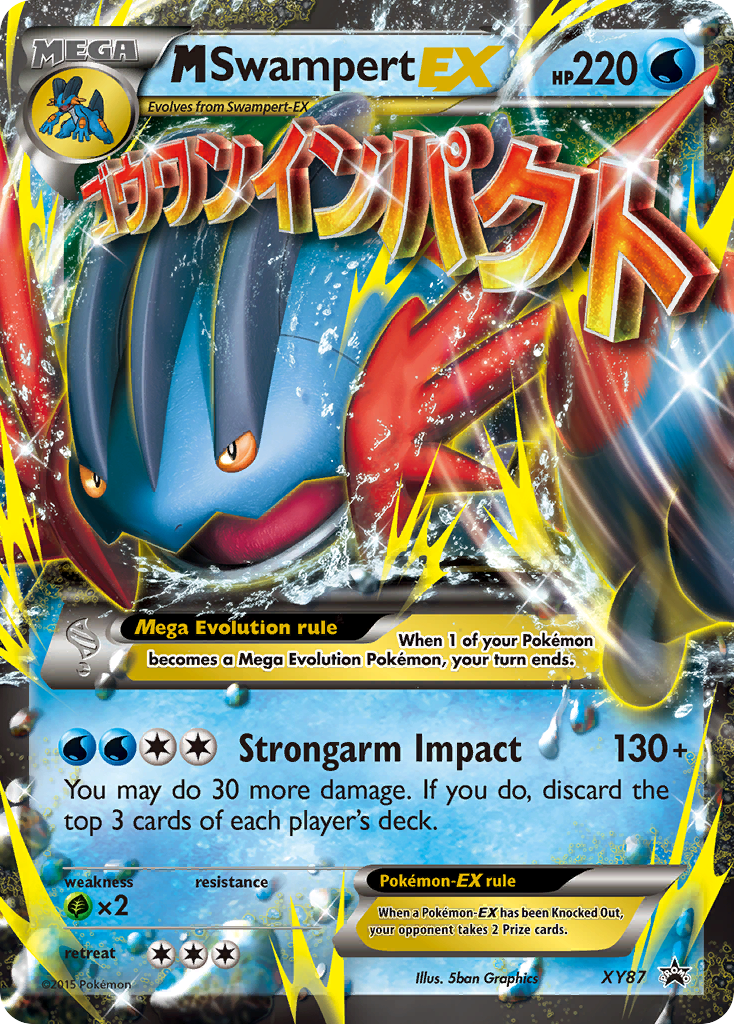 M Swampert EX (XY87) [XY: Black Star Promos] | Shuffle n Cut Hobbies & Games