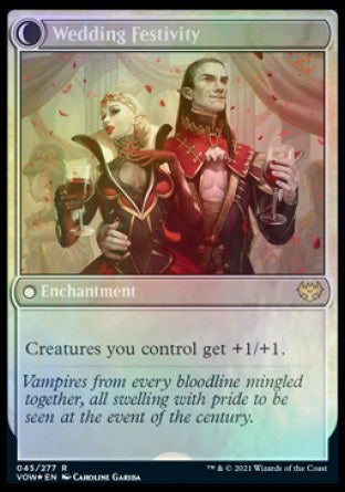 Wedding Announcement // Wedding Festivity [Innistrad: Crimson Vow Prerelease Promos] | Shuffle n Cut Hobbies & Games