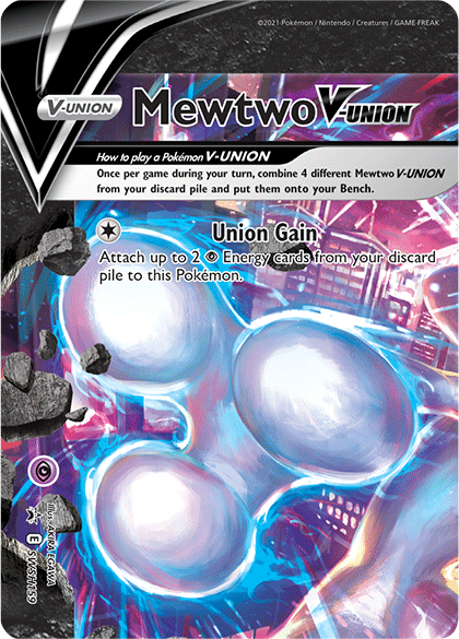 Mewtwo V-Union (SWSH159) [Sword & Shield: Black Star Promos] | Shuffle n Cut Hobbies & Games