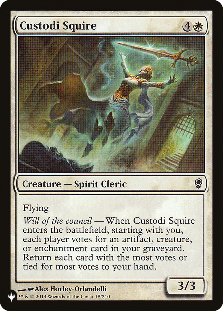 Custodi Squire [The List] | Shuffle n Cut Hobbies & Games