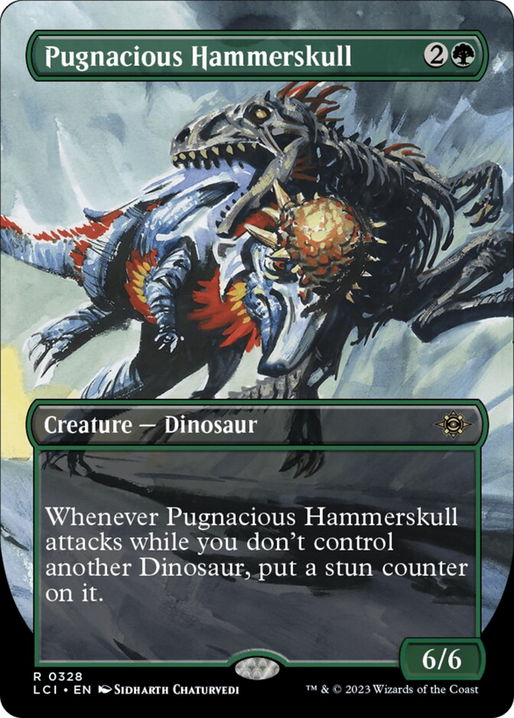 Pugnacious Hammerskull (Borderless) [The Lost Caverns of Ixalan] | Shuffle n Cut Hobbies & Games