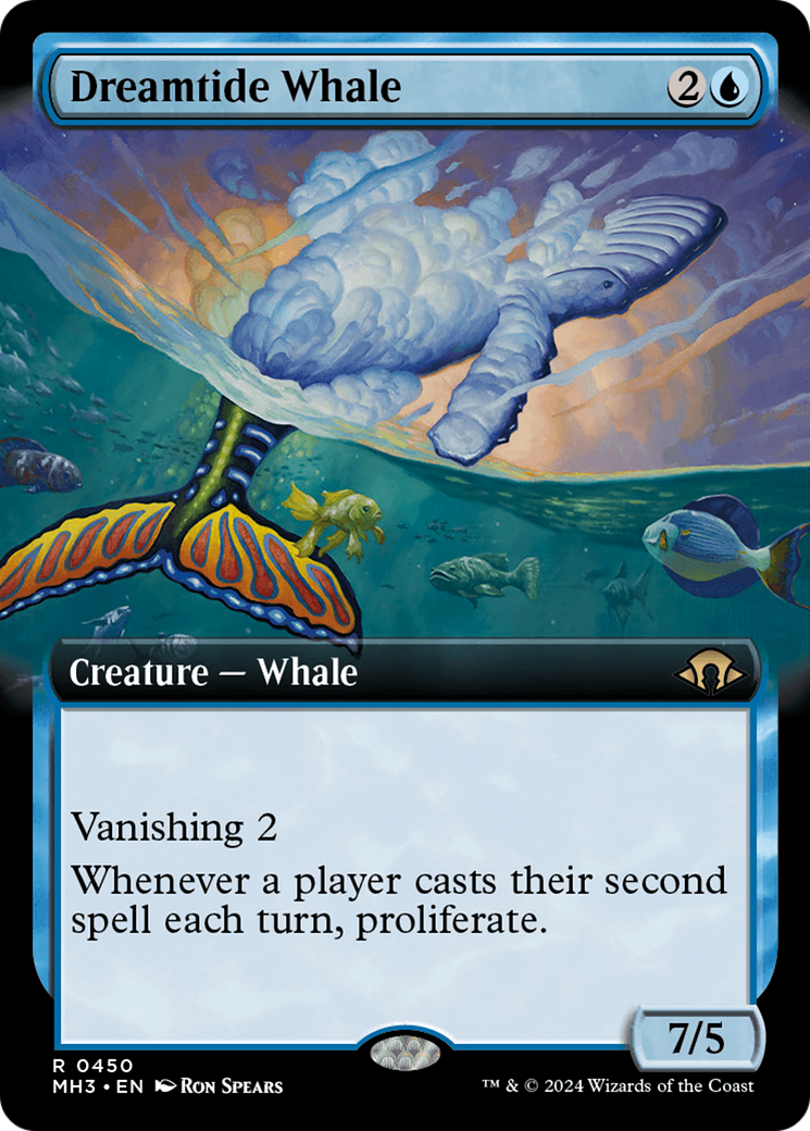 Dreamtide Whale (Extended Art) [Modern Horizons 3] | Shuffle n Cut Hobbies & Games