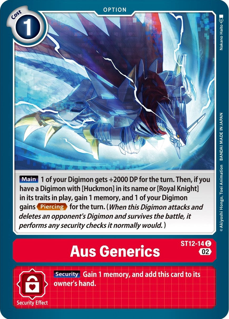 Aus Generics [ST12-14] [Starter Deck: Jesmon] | Shuffle n Cut Hobbies & Games