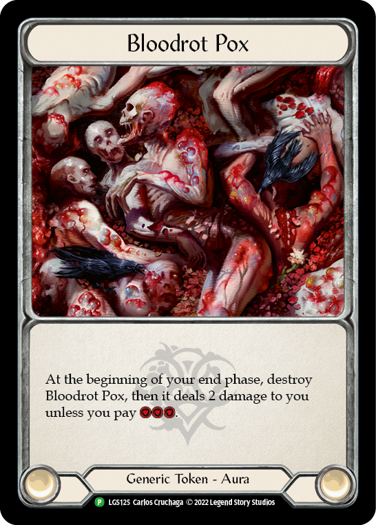 Bloodrot Pox // Frailty [LGS125 // LGS126] (Promo)  Cold Foil | Shuffle n Cut Hobbies & Games