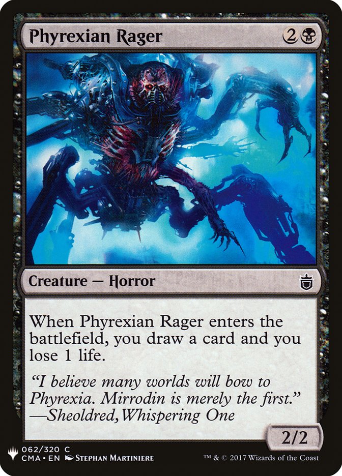 Phyrexian Rager [Mystery Booster] | Shuffle n Cut Hobbies & Games