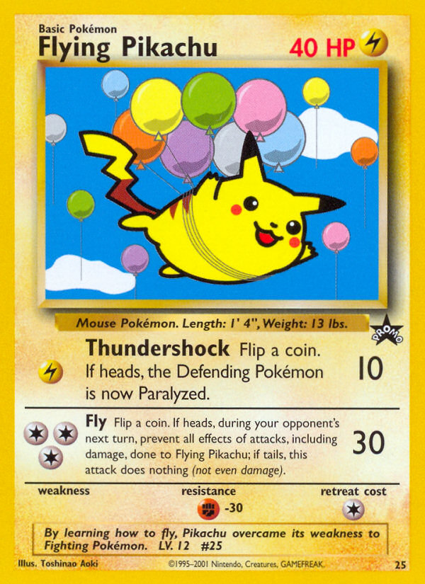 Flying Pikachu (25) [Wizards of the Coast: Black Star Promos] | Shuffle n Cut Hobbies & Games