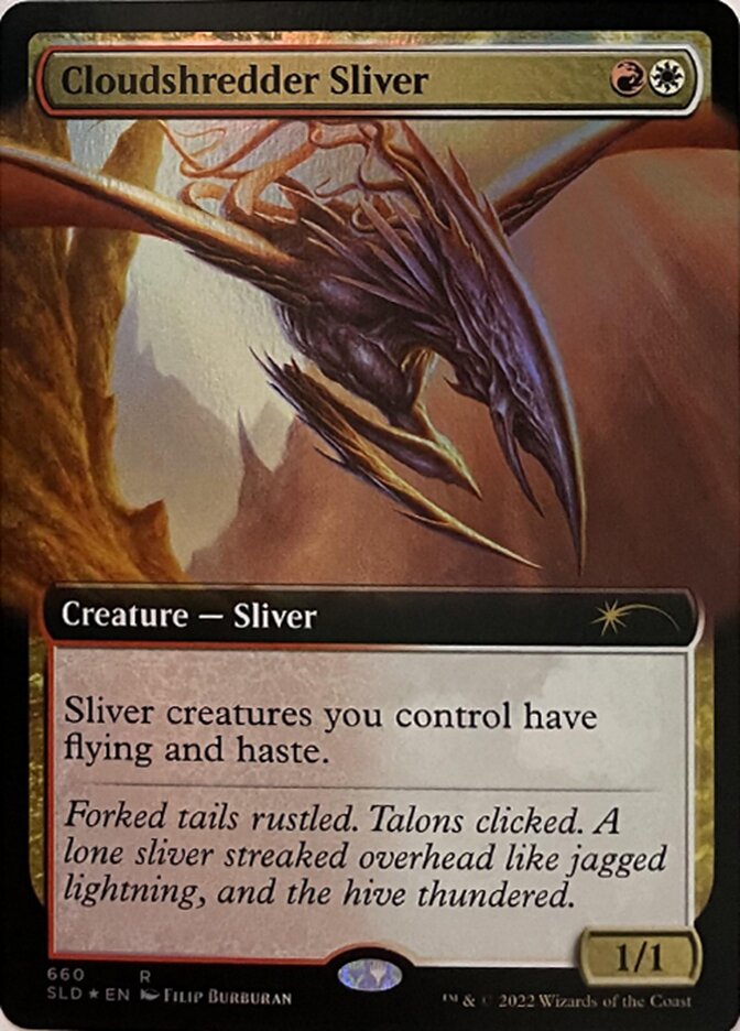 Cloudshredder Sliver (Extended Art) [Secret Lair Drop Promos] | Shuffle n Cut Hobbies & Games