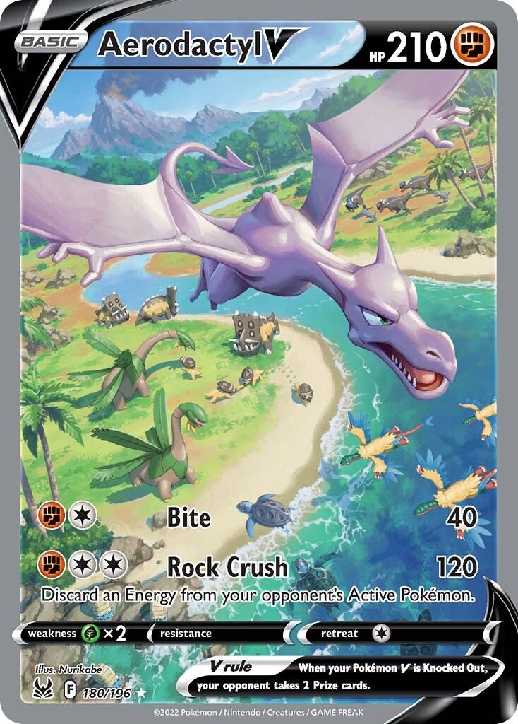 Aerodactyl V (180/196) [Sword & Shield: Lost Origin] | Shuffle n Cut Hobbies & Games