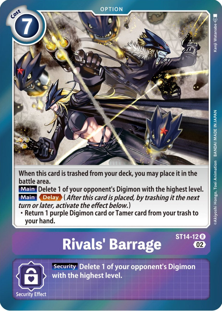 Rival's Barrage [ST14-12] [Starter Deck: Beelzemon Advanced Deck Set] | Shuffle n Cut Hobbies & Games