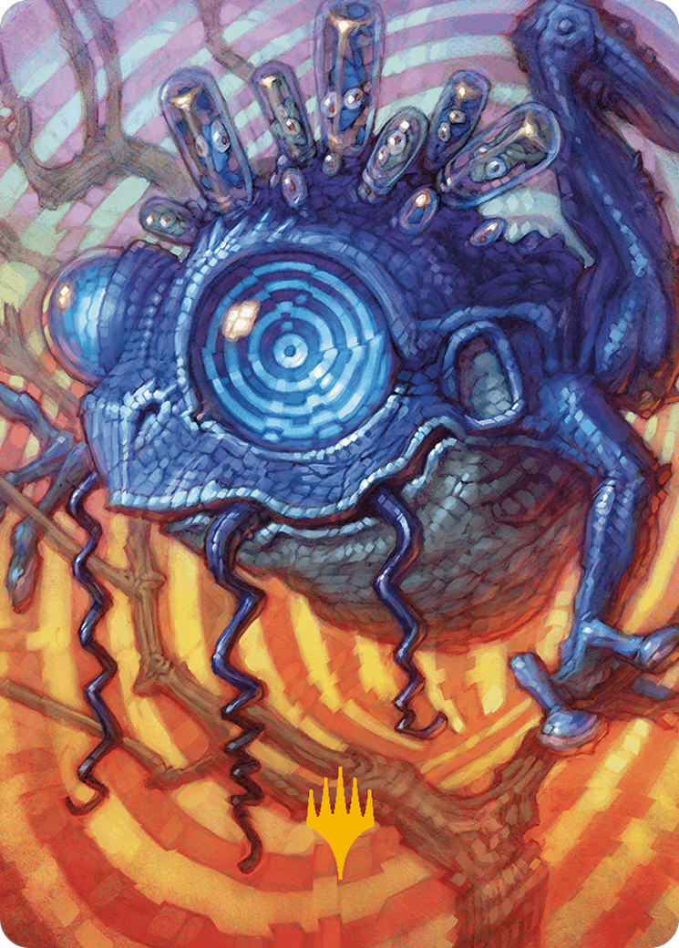 Psychic Frog Art Card (Gold-Stamped Planeswalker Symbol) [Modern Horizons 3 Art Series] | Shuffle n Cut Hobbies & Games