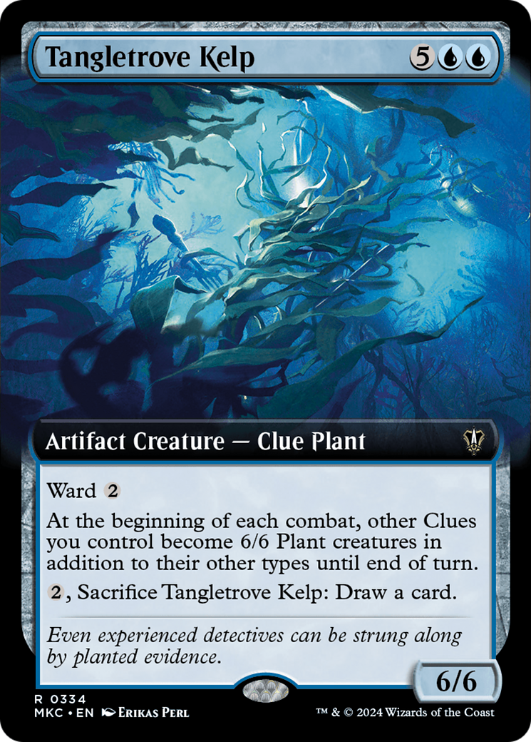 Tangletrove Kelp (Extended Art) [Murders at Karlov Manor Commander] | Shuffle n Cut Hobbies & Games