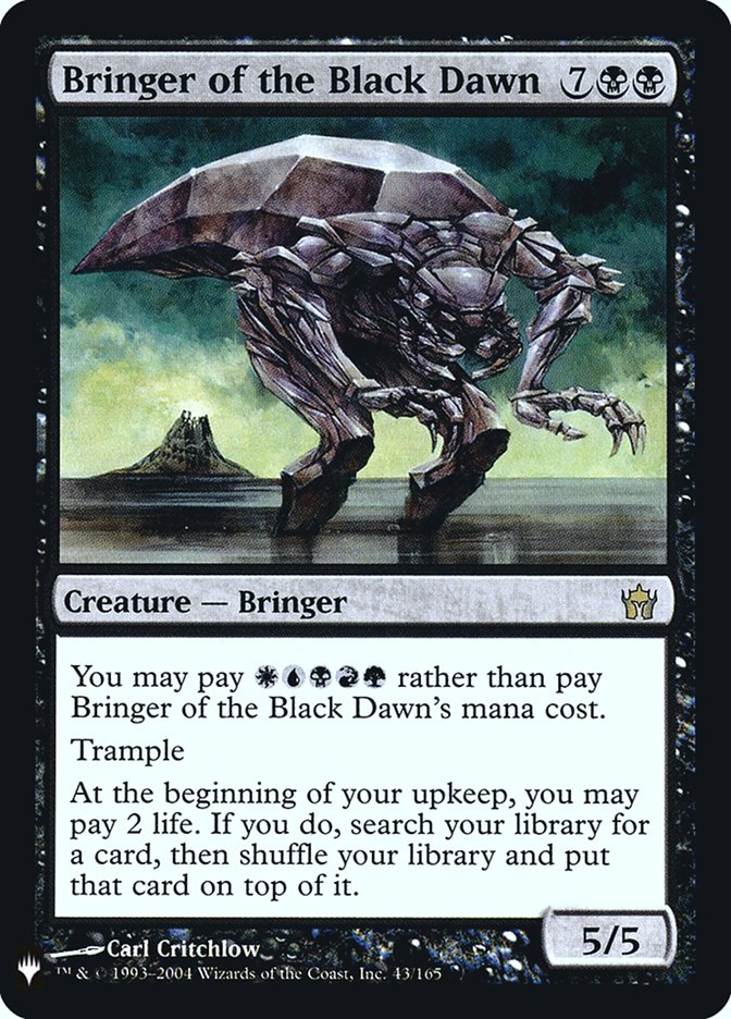 Bringer of the Black Dawn [Mystery Booster] | Shuffle n Cut Hobbies & Games