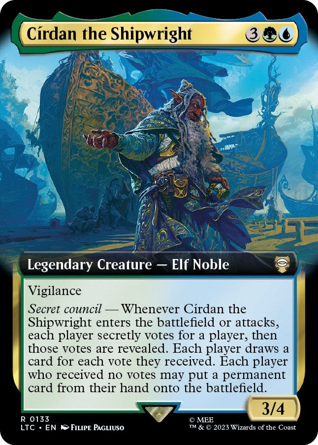 Cirdan the Shipwright (Extended Art) [The Lord of the Rings: Tales of Middle-Earth Commander] | Shuffle n Cut Hobbies & Games