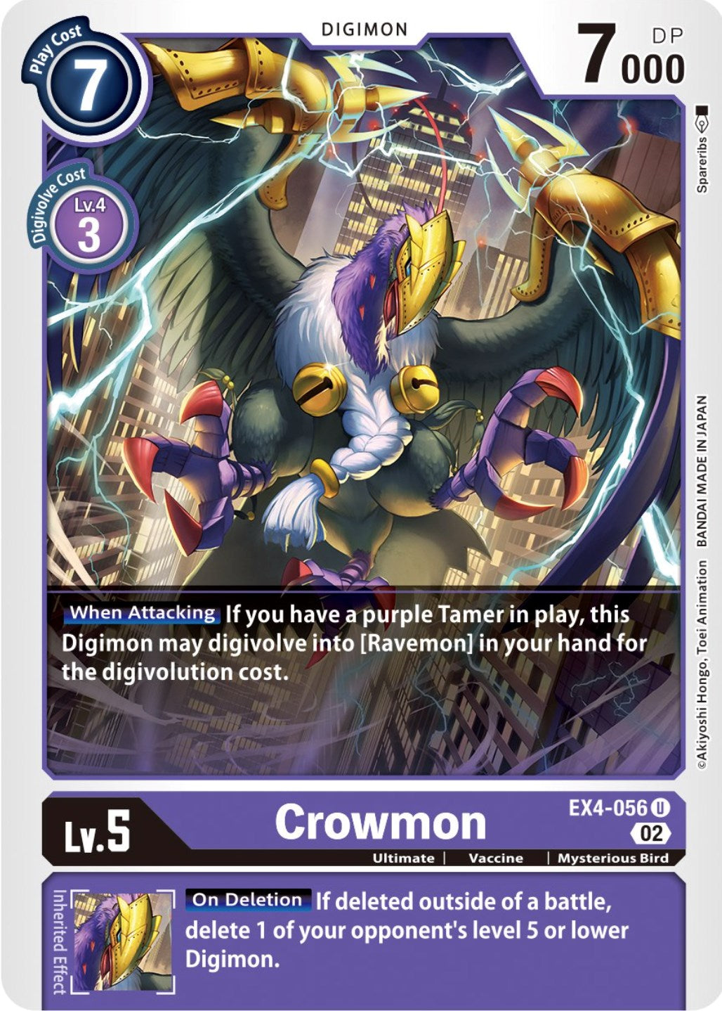 Crowmon [EX4-056] [Alternative Being Booster] | Shuffle n Cut Hobbies & Games