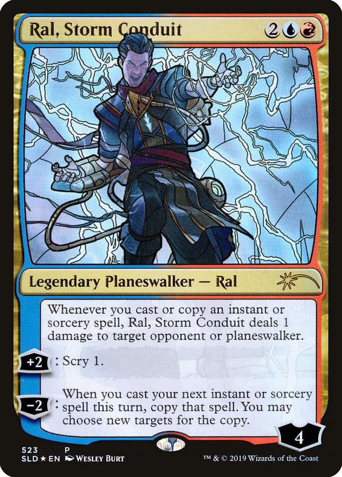 Ral, Storm Conduit (Stained Glass) [Secret Lair Drop Promos] | Shuffle n Cut Hobbies & Games