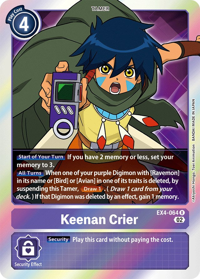 Keenan Crier [EX4-064] [Alternative Being Booster] | Shuffle n Cut Hobbies & Games