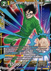 Son Gohan, Weakened Power (Zenkai Series Tournament Pack Vol.4) (P-510) [Tournament Promotion Cards] | Shuffle n Cut Hobbies & Games