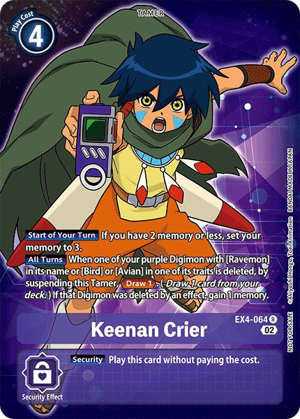 Keenan Crier [EX4-064] (Alternate Art) [Alternative Being Booster] | Shuffle n Cut Hobbies & Games