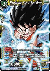 Explosive Spirit Son Goku (Championship Selection Pack 2023 Vol.2) (Silver Foil) (BT3-088) [Tournament Promotion Cards] | Shuffle n Cut Hobbies & Games