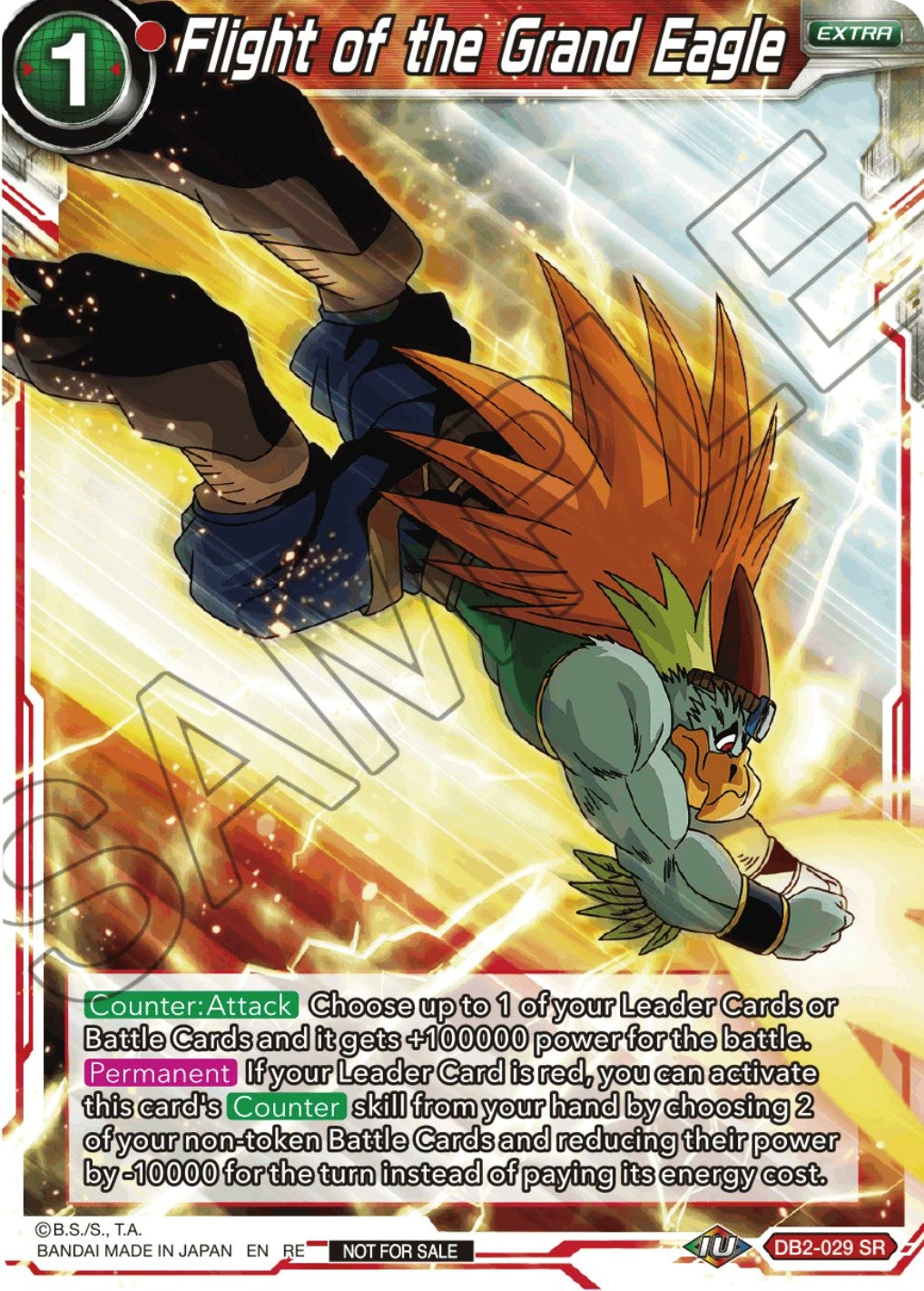 Flight of the Grand Eagle (Championship Selection Pack 2023 Vol.2) (Silver Foil) (DB2-029) [Tournament Promotion Cards] | Shuffle n Cut Hobbies & Games