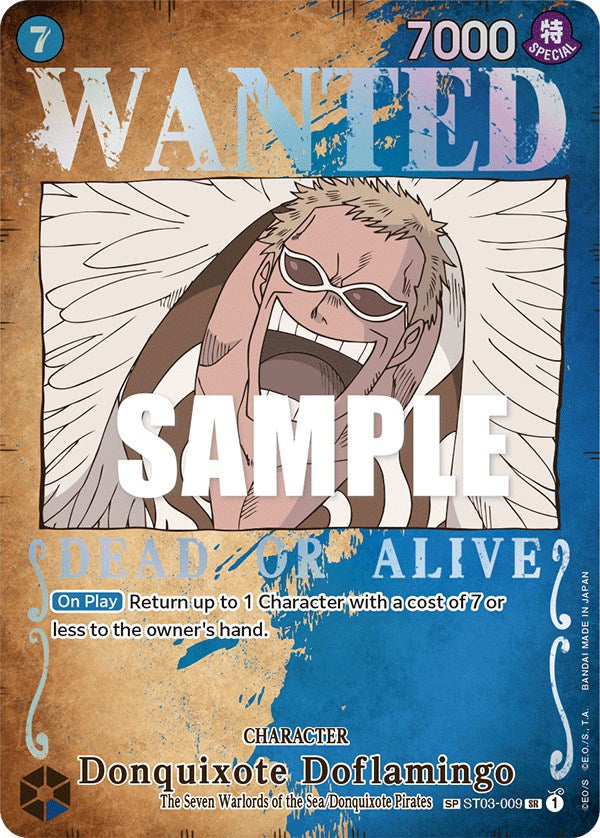 Donquixote Doflamingo (Wanted Poster) [Pillars of Strength] | Shuffle n Cut Hobbies & Games