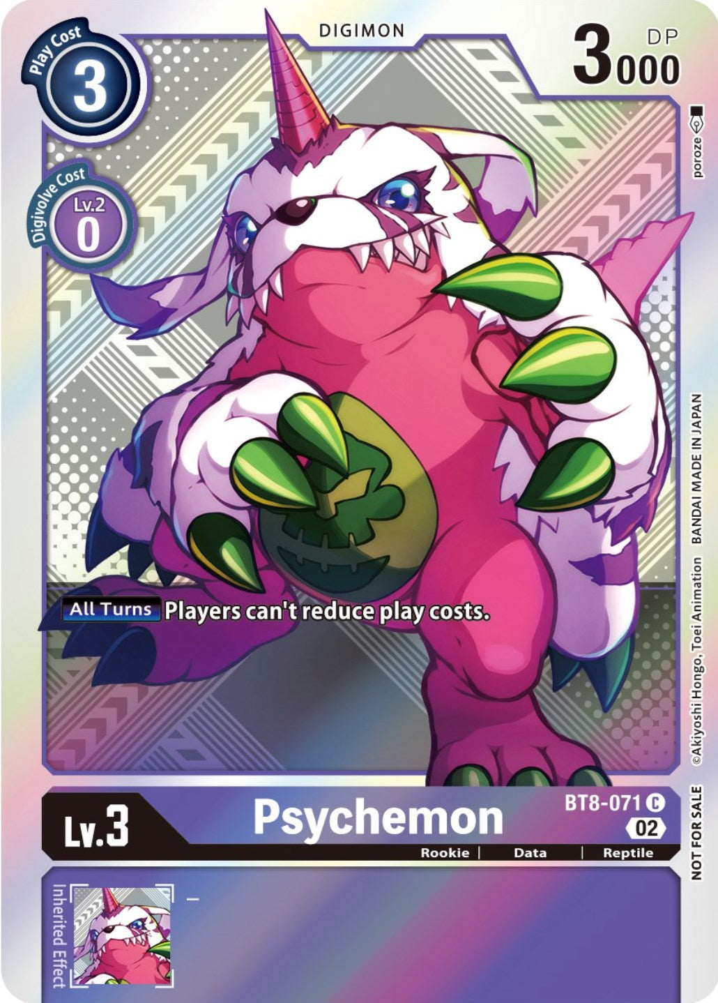 Psychemon [BT8-071] (Versus Royal Knight Booster Pre-Release Pack) [New Awakening Promos] | Shuffle n Cut Hobbies & Games