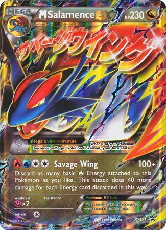 M Salamence EX (XY171) (Jumbo Card) [XY: Black Star Promos] | Shuffle n Cut Hobbies & Games