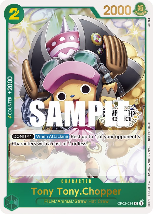 Tony Tony.Chopper (Store Championship Participation Pack) [One Piece Promotion Cards] | Shuffle n Cut Hobbies & Games